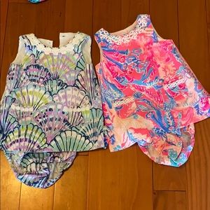 Set of TWO Lilly Pulitzer Baby Shift Dresses